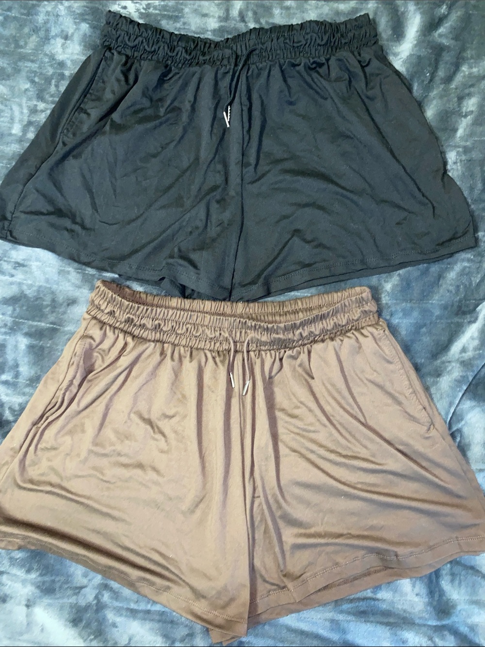 Moral Society • Everyday Athletic Drawstring Shorts — Black & Brown